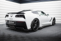 Chevrolet Corvette C7 2013-2019 Bakre Splitter (Med Splitters) Maxton Design