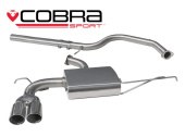 COBRA-AU03 Audi A3 (8P) 2.0 TDI 2WD 140PS (3-dörrars) 03-12 Catback (Dubbla utblås) (EJ DPF-modell) Cobra Sport (1)