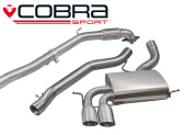 COBRA-AU09d Audi S3 (8P) (3-dörrars) Quattro 06-12 Turboback-system (Med De-Cat & Ej Ljuddämpat) Cobra Sport (1)