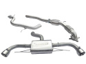 Audi TT 1.8 & 2.0 TFSI (Mk2) (2WD) Dual Exit T/Ps 11- Turboback-sportavgassystem (Med De-Cat) Cobra Sport