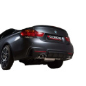  BMW 430D (F32/F33/F36) 2013+ 2.5 Quad Exit M4 Style Sportavgassystem Konvertering Cobra Sport