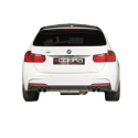 BMW 330D (F30, F31) Sedan & Touring LCI 15-19 Quad Exit Bakre Ljuddämpare (Passar tillsammans med Cobras diffuser) Cobra Sport