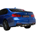 BMW 330D (F30, F31) Sedan & Touring LCI 15-19 Quad Exit Bakre Ljuddämpare (Passar tillsammans med Cobras diffuser) Cobra Sport