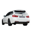 BMW 330D (F30, F31) Sedan & Touring LCI 15-19 Quad Exit Bakre Ljuddämpare (Passar tillsammans med Cobras diffuser) Cobra Sport