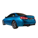  BMW 420D/425D (F32/F33/F36) 2015+ 2.5 Quad Exit M4 Style Sportavgassystem Konvertering Cobra Sport