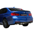  BMW 320D (F30 LCI/F31 LCI) Sedan & Touring 2015-2019 Quad Exit Bakre Ljuddämpare M3-Style Cobra Sport