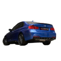 BMW 320i (F30 LCI /F31 LCI) Sedan / Touring 2015-2019 Med OPF Quad Exit Bakre Ljuddämpare M3-Style Cobra Sport