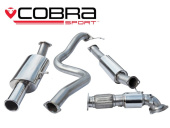 COBRA-FD67a Ford Fiesta Mk7 ST180 & ST200 13- Turboback-system (Med Sportkatalysator & Ljuddämpat) Singelutblås Cobra Sport (1)
