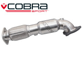 COBRA-FD71 Ford Fiesta Mk7 ST180 & ST200 13- Frontpipe / Sportkatalysator (200 Cell) Cobra Sport (1)