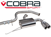 COBRA-VW54 Volkswagen Golf GTD Mk6 (5K) 170PS 09-13 Catback - Twin to one side / Passar std. bumper Cobra Sport (1)