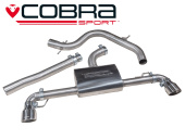 COBRA-VW55 Volkswagen Golf GTD Mk6 (5K) 170PS 09-13 Catback Dubbla Utblås / Passar GTI Bakläpp Cobra Sport (1)