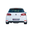 Volkswagen Golf GT TDI Mk6 (5K) 140PS 09-13 Catback Sportavgassystem / Passar Standard-stötfångaren Cobra Sport