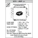 87-04 Jeep Wrangler (HD) - 3 Radig Kylare CSF Radiators
