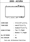 94-01 Acura Integra Kylare CSF Radiators