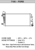 08-10 Ford Super Duty 6.4L Turbo Diesel Laddluftkylare CSF Radiators