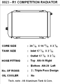 Universal Kylare - Dual core med ”B-Tube”-Teknologi –  Triple pass CSF Radiators