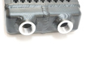 Universal Dual-Pass Oljekylare M22x1.5-anslutningar 600x146x55 CSF Radiators