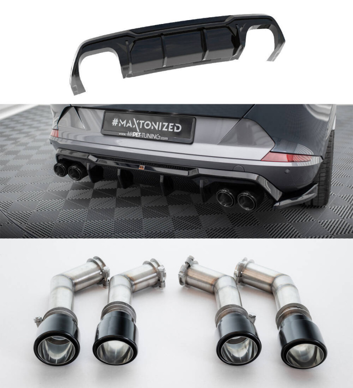 Cupra Formentor Mk1 VZ 2020- Diffuser + Utblås V.3 Maxton Design i gruppen Välj bilmodell / Cupra / Formentor 2020+ hos DDESIGN Scandinavia AB (CU-FO-1-RS3G-EXTENSION)