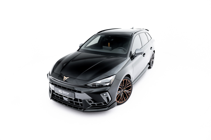 Cupra Leon ST / Hatchback Mk1 Facelift 2024- Frontsplitter V.1 Maxton Design i gruppen Välj bilmodell / Cupra / Leon 2020+ hos DDESIGN Scandinavia AB (CU-LE-1F-ST-FD1G)