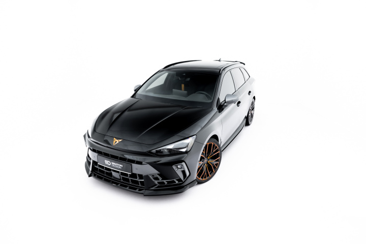 Cupra Leon ST / Hatchback Mk1 Facelift 2024- Frontsplitter V.2 Maxton Design i gruppen Välj bilmodell / Cupra / Leon 2020+ hos DDESIGN Scandinavia AB (CU-LE-1F-ST-FD2G)
