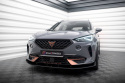 Cupra Formentor Mk1 2020-2024 Street Pro Frontläpp / Frontsplitter Svart/Röd Maxton Design