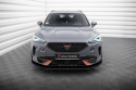 Cupra Formentor Mk1 2020-2024 Street Pro Frontläpp / Frontsplitter Svart/Röd Maxton Design