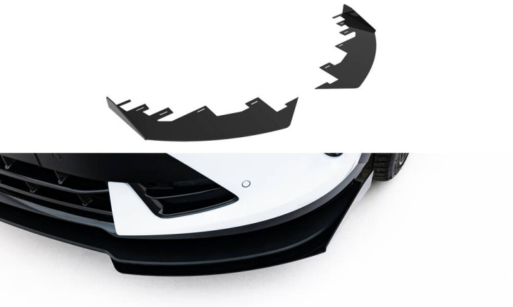 Cupra Formentor Mk1 Facelift 2024+ Främre Splitters Maxton Design i gruppen Välj bilmodell / Cupra / Formentor 2020+ hos DDESIGN Scandinavia AB (CUFO1FCNC-FSF1G)