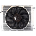 AC Kondensor Radiator 468 x 350 mm & Skeleton Fläktkåpa Kit (Push)  T7 Design