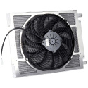 AC Kondensor Radiator 468 x 350 mm & Skeleton Fläktkåpa Kit (Push)  T7 Design