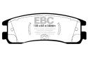 DP1122 Ultimax2 Bakre Bromsbelägg (Gata) EBC Brakes