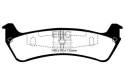 DP1201 Ultimax2 Bakre Bromsbelägg (Gata) EBC Brakes