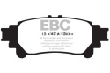 DP1850 Ultimax2 Bakre Bromsbelägg (Gata) EBC Brakes