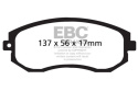 DP1884 Ultimax2 Främre Bromsbelägg (Gata) EBC Brakes
