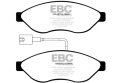 DP1968 Ultimax2 Främre Bromsbelägg (Gata) EBC Brakes