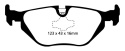 DP21079 Greenstuff Bakre Bromsbelägg (Gata) EBC Brakes