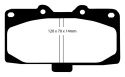 DP21200 Greenstuff Främre Bromsbelägg (Street) EBC Brakes