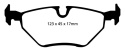 DP21289 Greenstuff Bakre Bromsbelägg (Gata) EBC Brakes