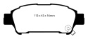 DP21401 Greenstuff Bakre Bromsbelägg (Gata) EBC Brakes