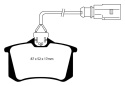 DP21412 Greenstuff Bakre Bromsbelägg (Gata) EBC Brakes