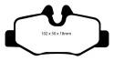 DP21554 Greenstuff Bakre Bromsbelägg (Gata) EBC Brakes