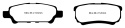 DP21563 Greenstuff Bakre Bromsbelägg (Gata) EBC Brakes