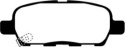 DP21666 Greenstuff Bakre Bromsbelägg (Gata) EBC Brakes