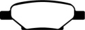 DP21704 Greenstuff Bakre Bromsbelägg (Gata) EBC Brakes