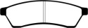DP21751 Greenstuff Bakre Bromsbelägg (Gata) EBC Brakes