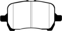 DP21763 Greenstuff Främre Bromsbelägg (Street) EBC Brakes