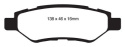 DP21829 Greenstuff Bakre Bromsbelägg (Gata) EBC Brakes