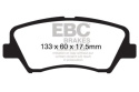 DP21874 Greenstuff Främre Bromsbelägg (Street) EBC Brakes