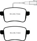 DP22079 Greenstuff Bakre Bromsbelägg (Gata) EBC Brakes