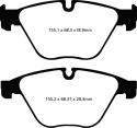 DP22103 Greenstuff Främre Bromsbelägg (Street) EBC Brakes