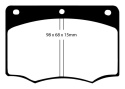 DP2296 Greenstuff Främre Bromsbelägg (Street) EBC Brakes